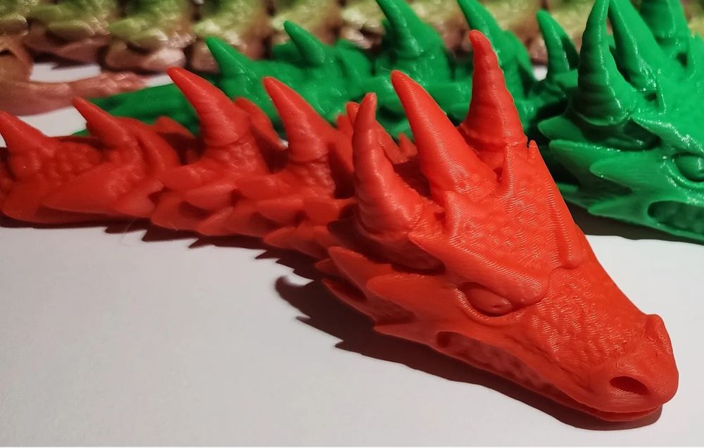 Grumpy Dragon Keychain (Articulated)64729876398721120