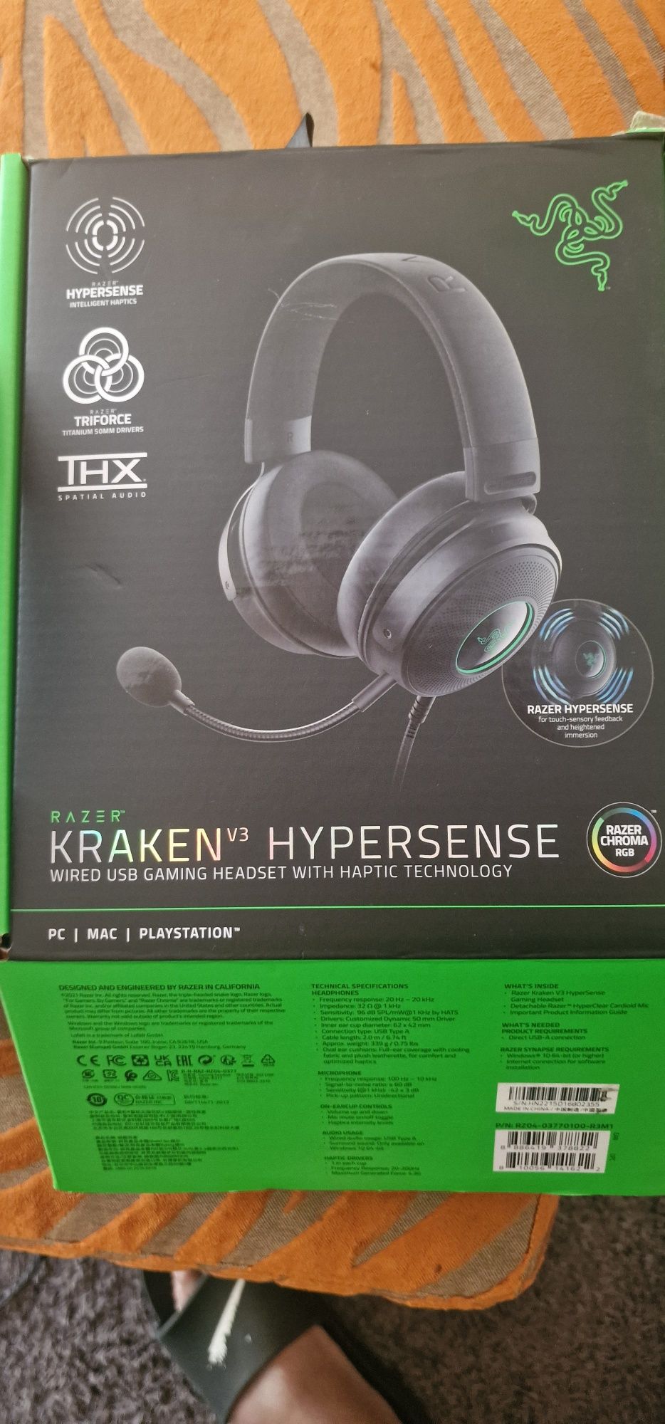 Razer Kraken V3 Hypersense