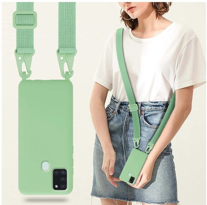 Etui Case Obudowa z Paskiem Samsung Galaxy A21s Smycz Do Zawieszenia