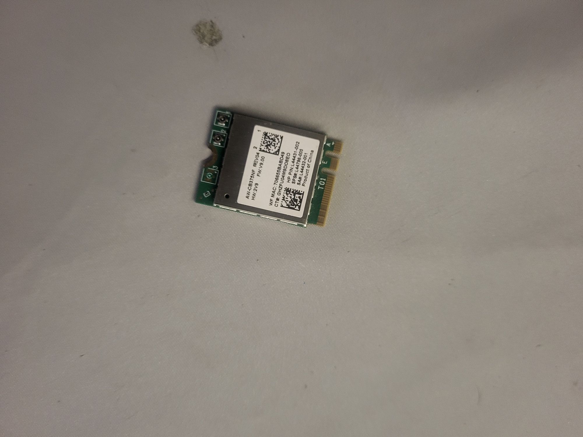 Sprzedam Kartę sieciową WIFI do Laptopa HP 15-cs3029nw Posiadam wiecej