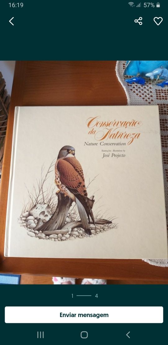 Livro - Conservação da Natureza com Selos  CTT CORREIOS