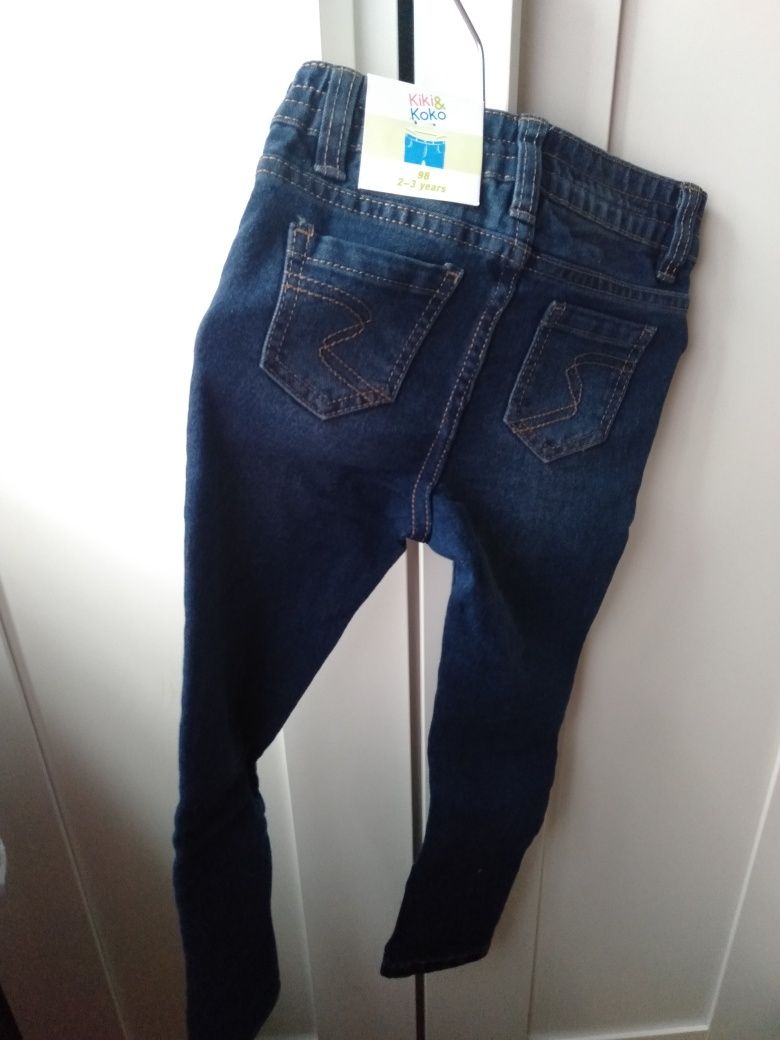 Nowe jeansy spodnie rozmiar 98 Kik