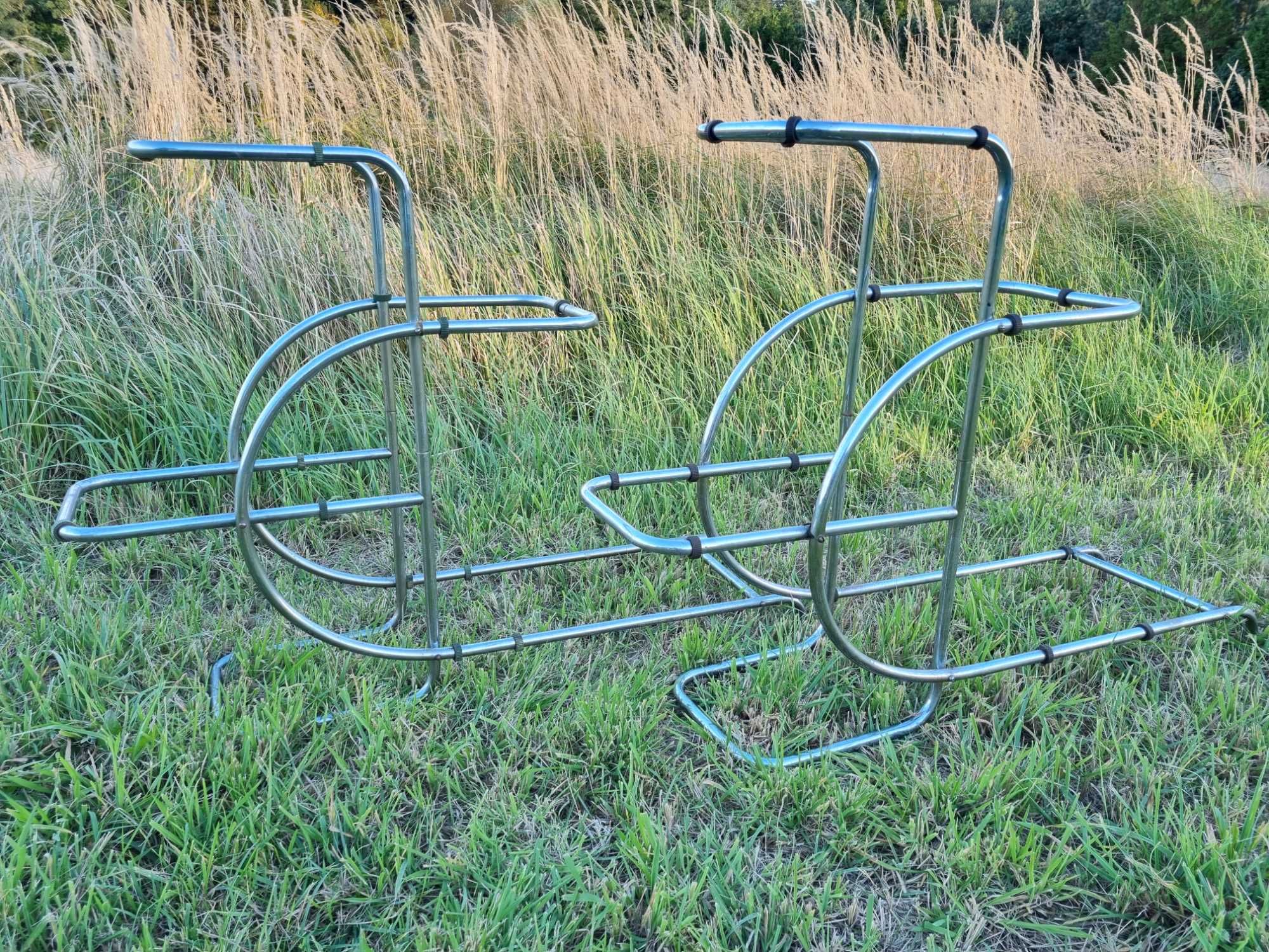 Kwietnik Art Deco chrom 2 sztuki THONET