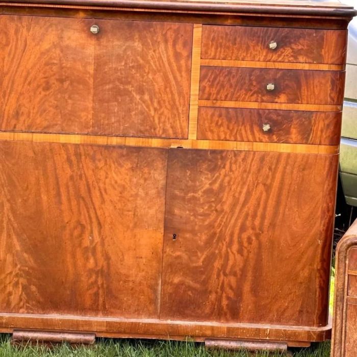 Stara krakowska sypialnia Art Dèco lata lata 20/30 XXw.