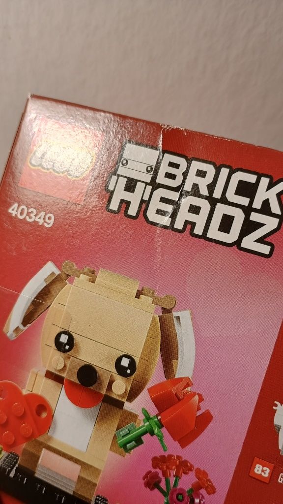 LEGO BrickHeadz 40349 Walentynkowy szczeniaczek
