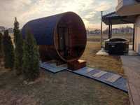 Sauna ogrodowa beczka 2 metry kwadrat SPA PRODUCENT! + gratis!