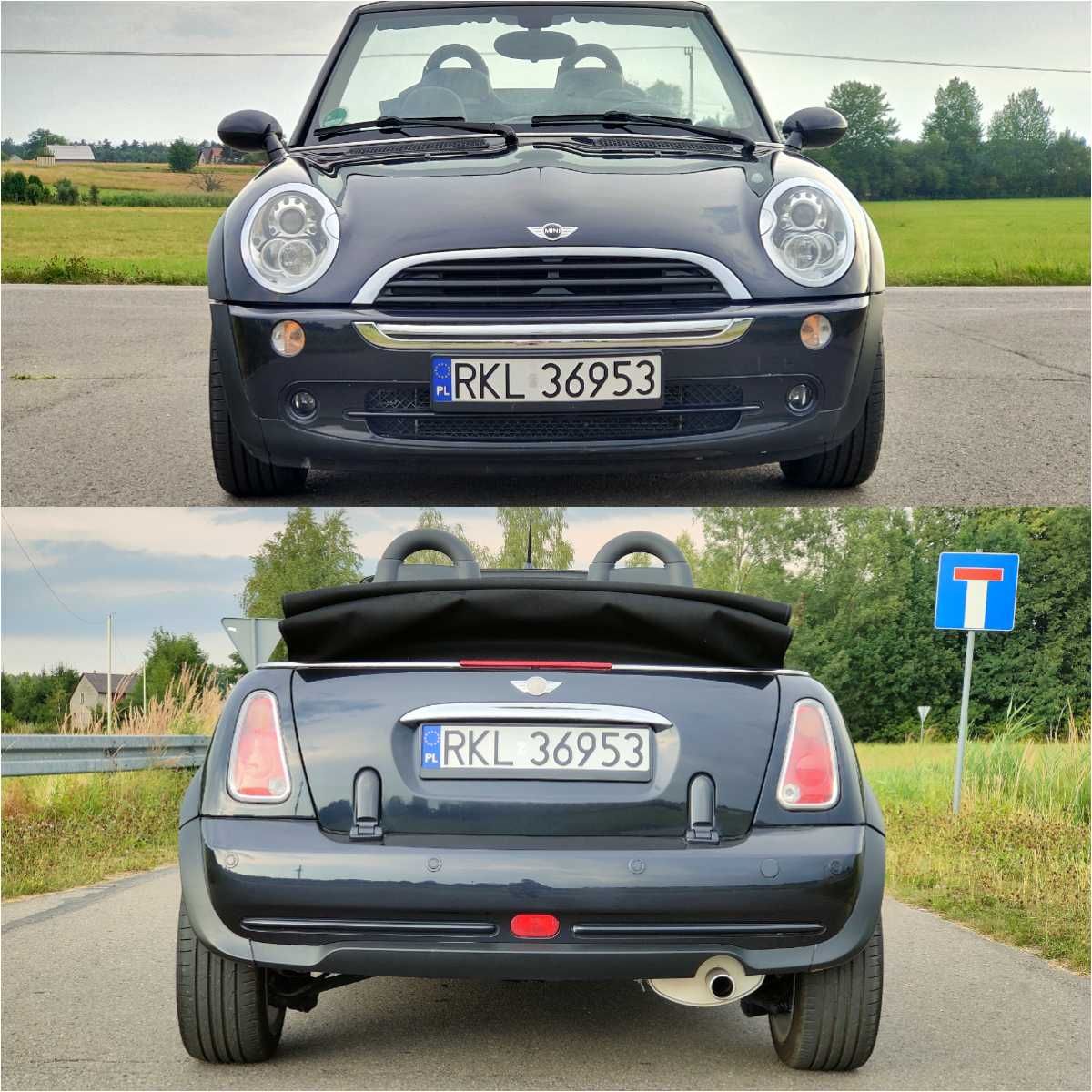 Mini Cooper Cabrio 1.6 alu 17 ksenon po dużym serwisie OKAZJA