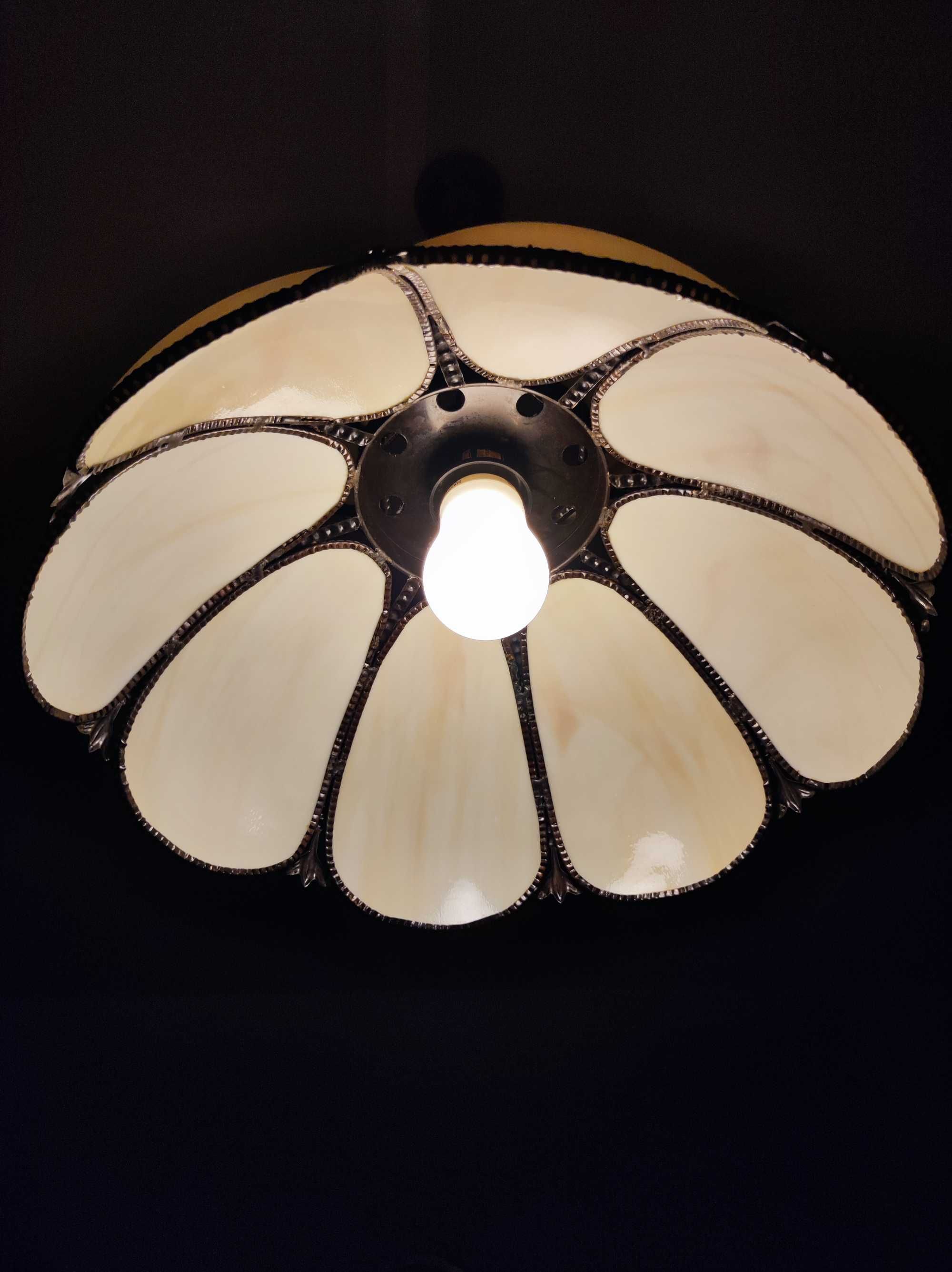 Lampa witrażowa Tiffany vintage