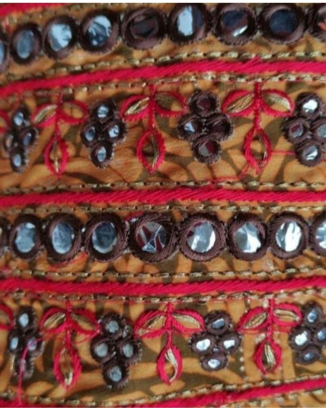 Шикарна спідниця саржевий шовк максі, бохо стиль, ручної роботи Індія