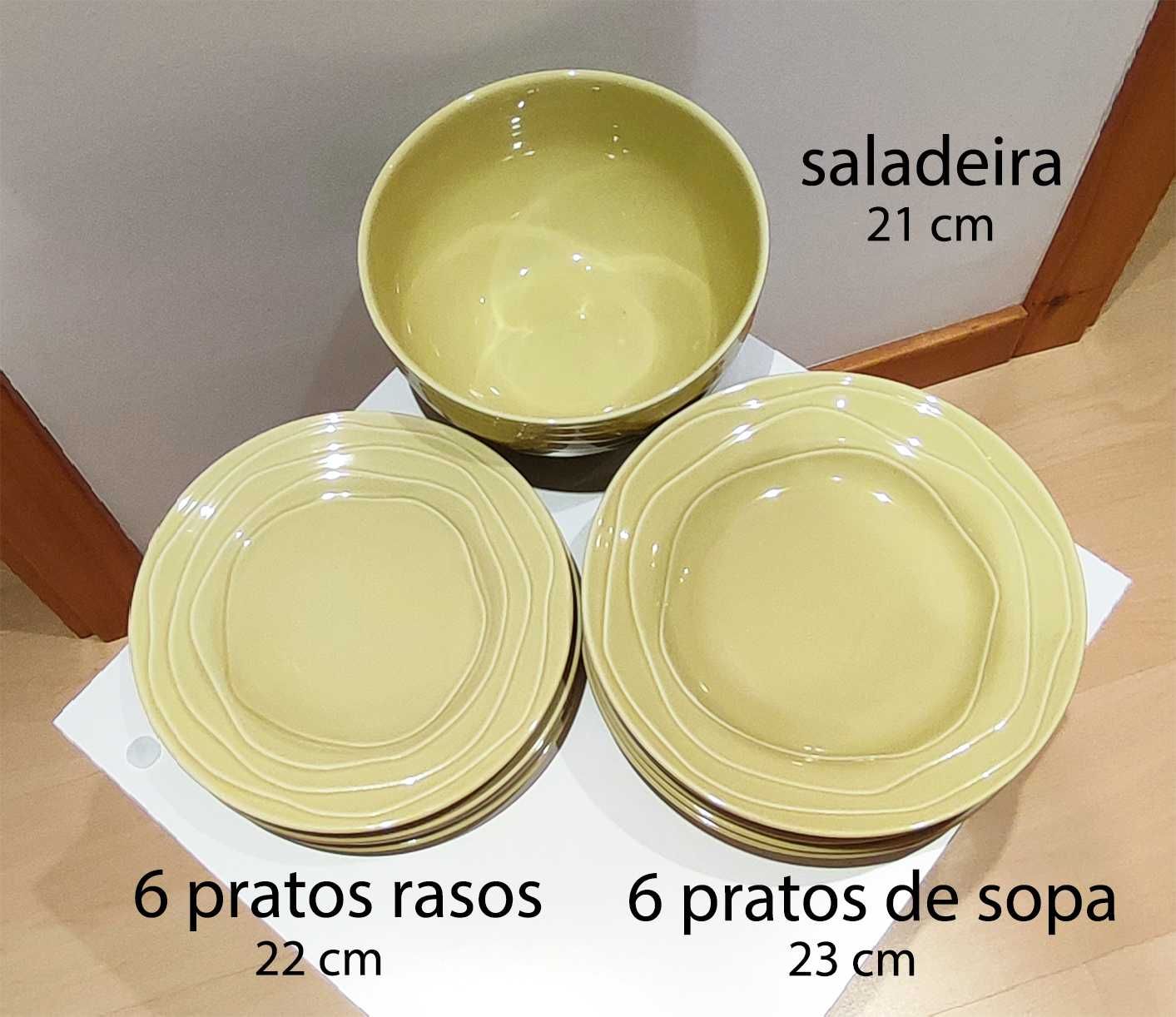 Serviço de mesa de 13 peças