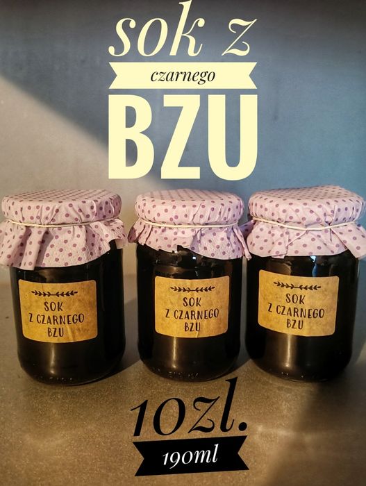 Sok z czarnego bzu cena za słoiczek