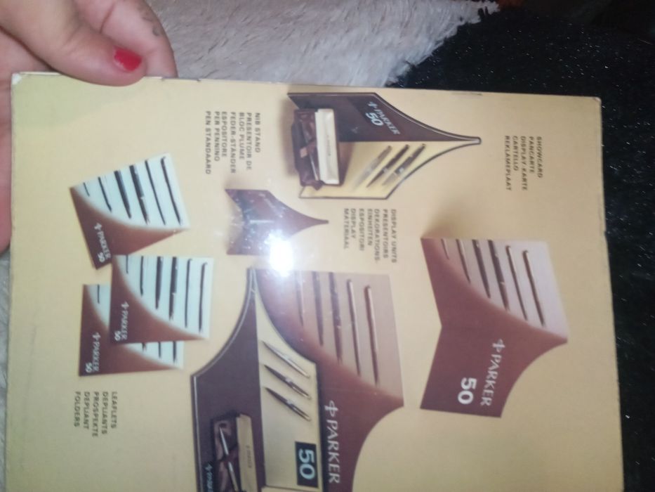 Lote Publicade Parker Zippo e outros