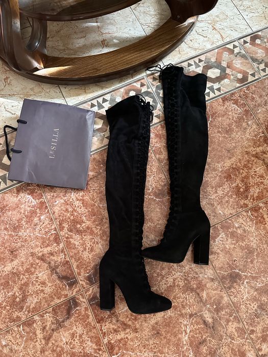 Ботфорты Le Silla на шнурках оригинал