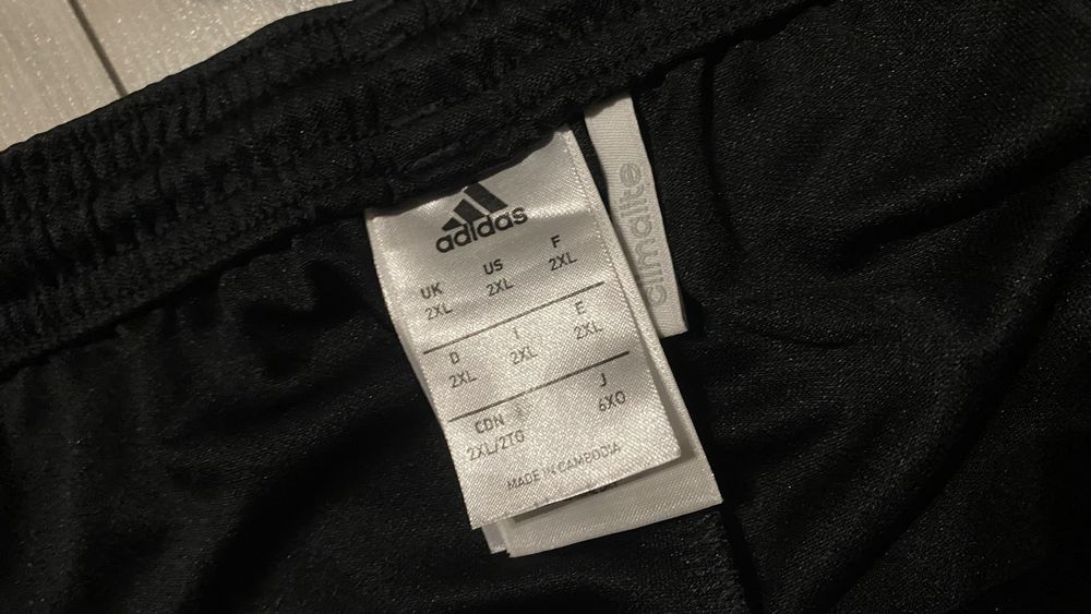 Spodenki Adidas XXL męskie szorty czarne Climalite