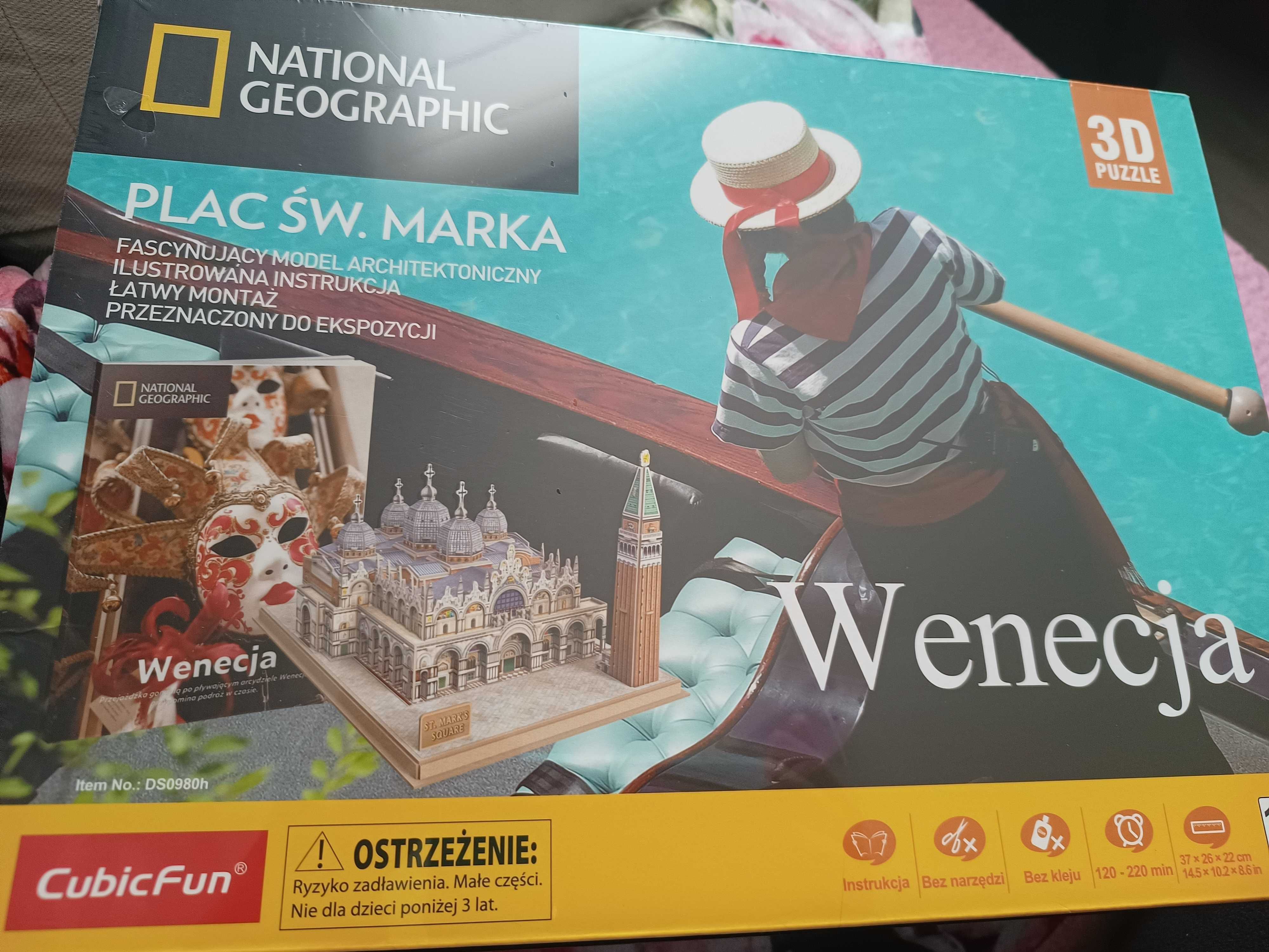 Puzzle 3D National Geographic Wenecja pl. Św. Marka