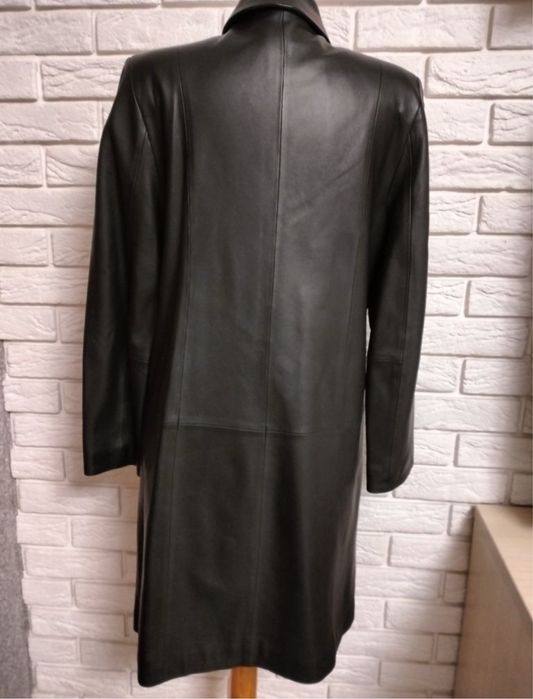Шкіряний плащ, тренч з натуральної шкіри
