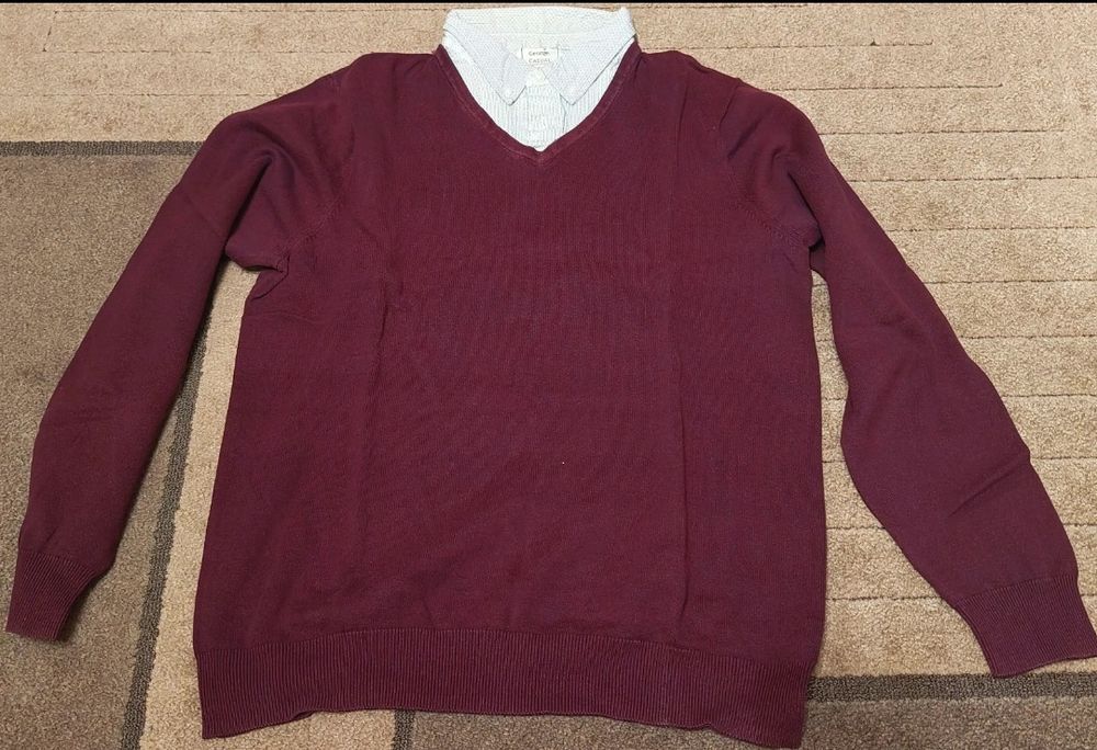 Sweterek z kołnierzem George M/L