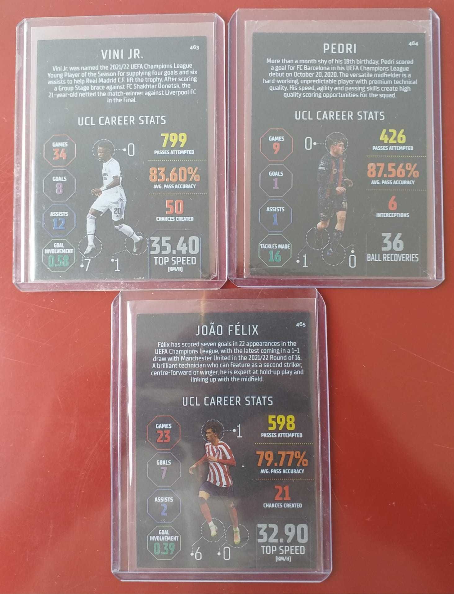 Set 9 cartas Match Attax 22/23 Black Edge Edition (Edição preta)