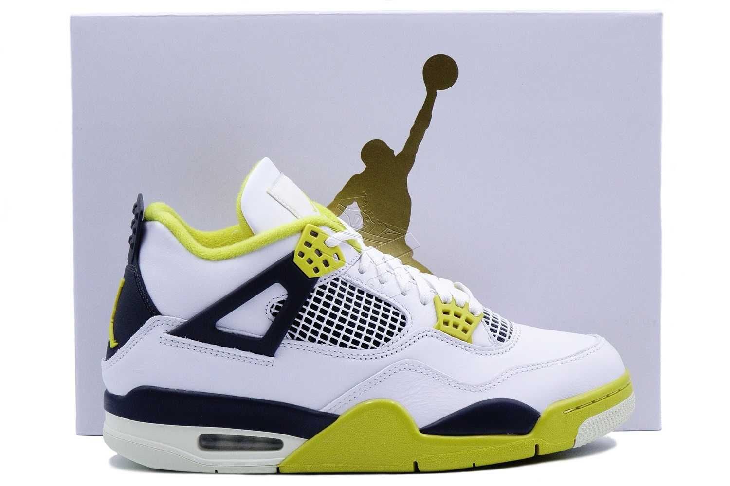 Nike AIR JORDAN 4 Vivid Sulfur / AQ9129–101