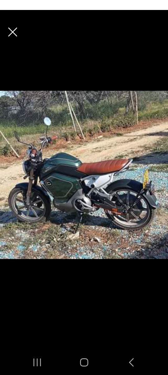 Scooter moto elétrica  NOVA 50cc Super soco tc