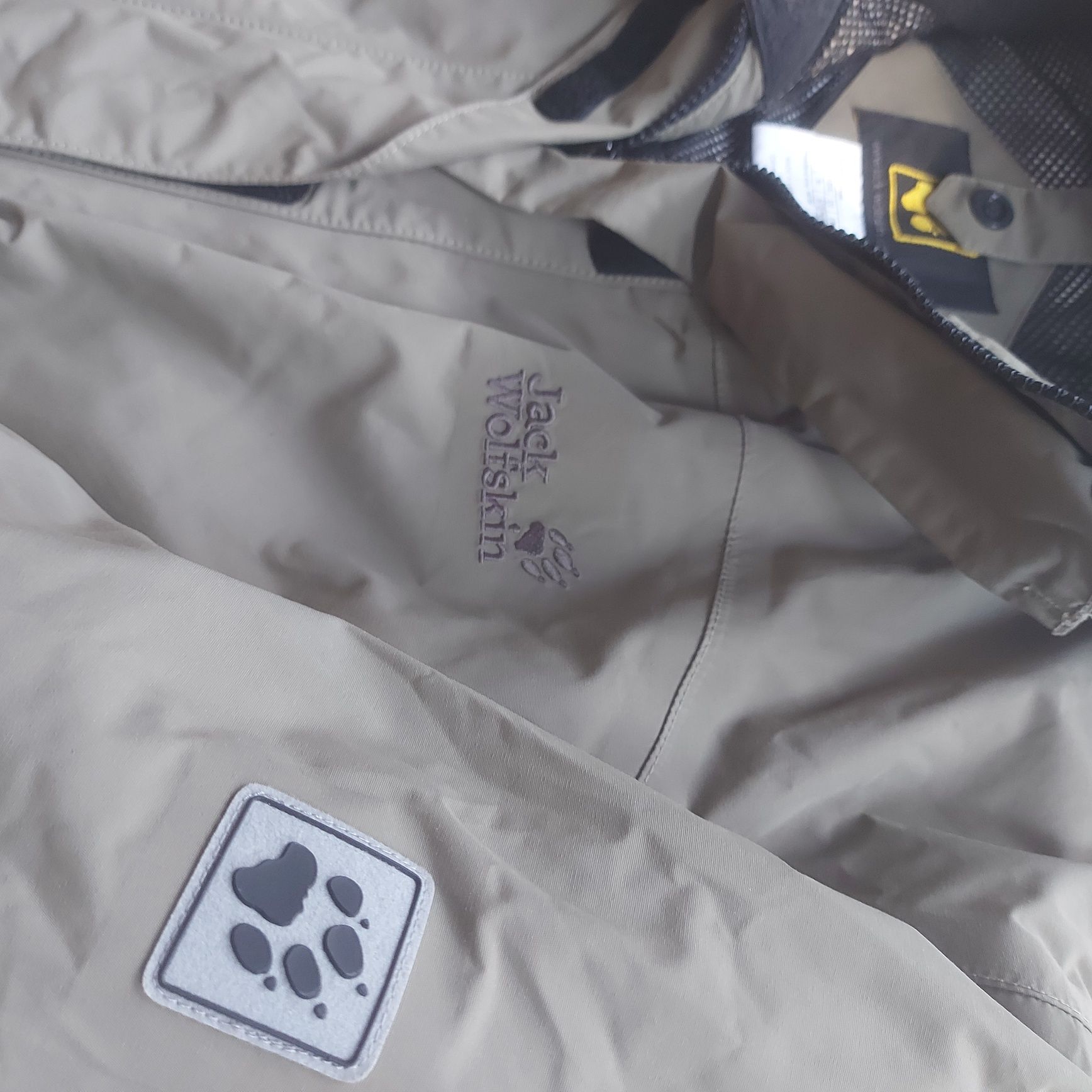 Jack Wolfskin r.S36 Texapore o2 damska kurtka techniczna górska beż