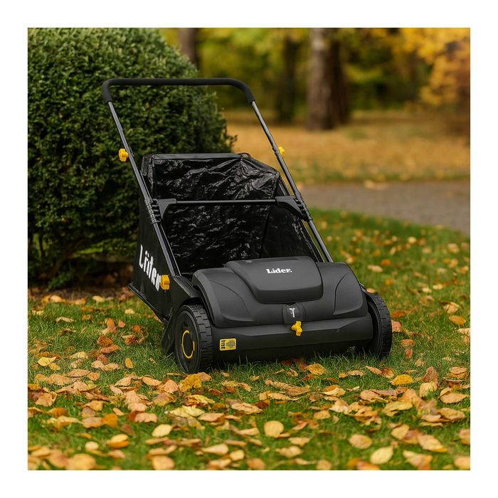 Lider Zbieracz Zamiatarka Ręczna Do Liści Trawy Z Kostki Chodnika 53cm