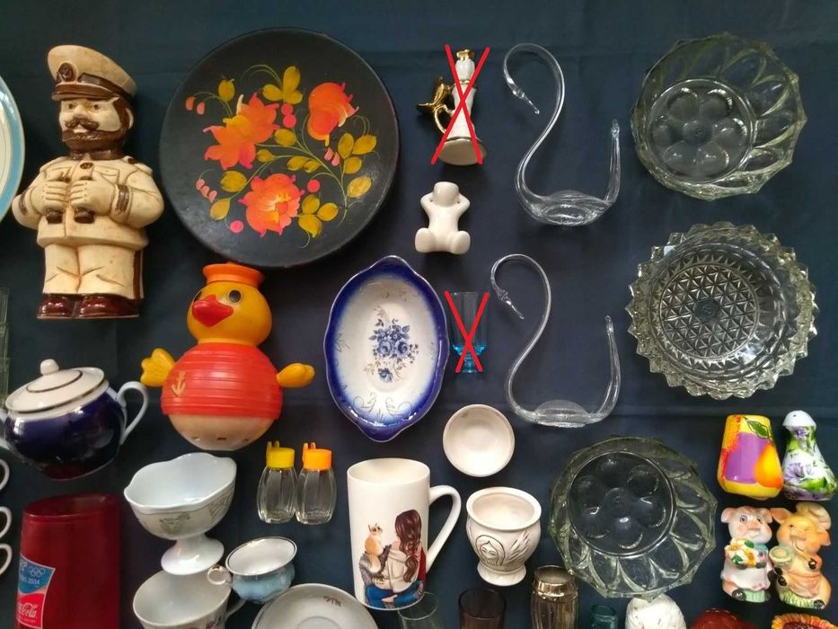 Посуда Фарфор Стекло Чашка стакан ваза чайник статуэтка солянка СССР
