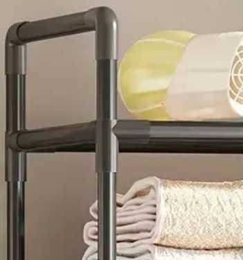 Багаторівневий підлоговий стелаж  на роликах 6 рівнів