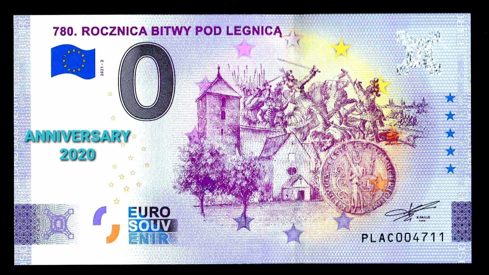 0 euro Rocznica bitwy pod Legnica Anniversary