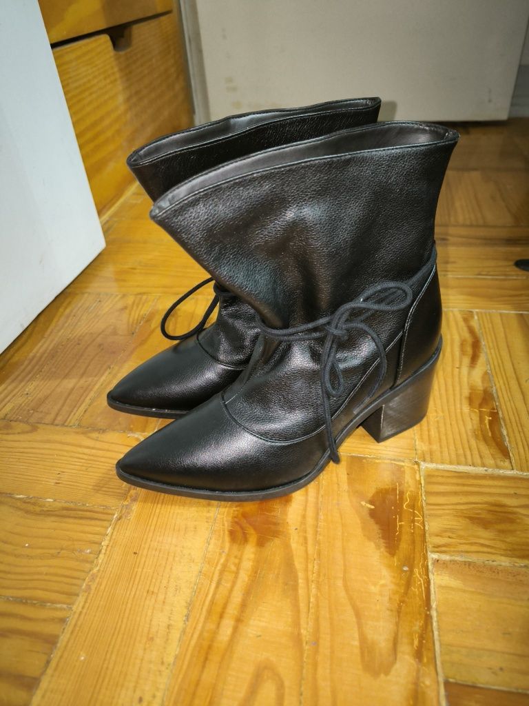 Botas salto alto N38