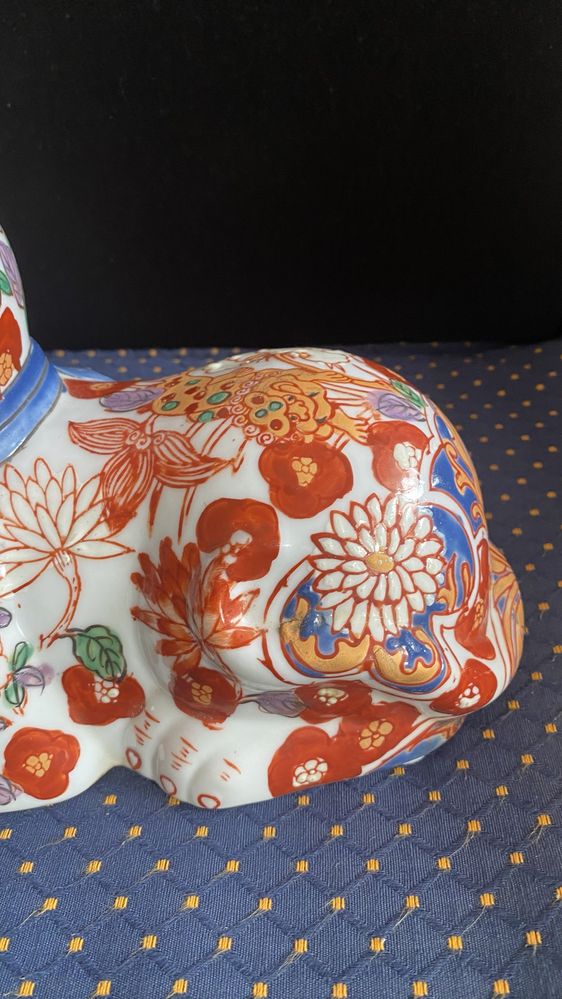 Gato em porxelana japonesa pintado mao