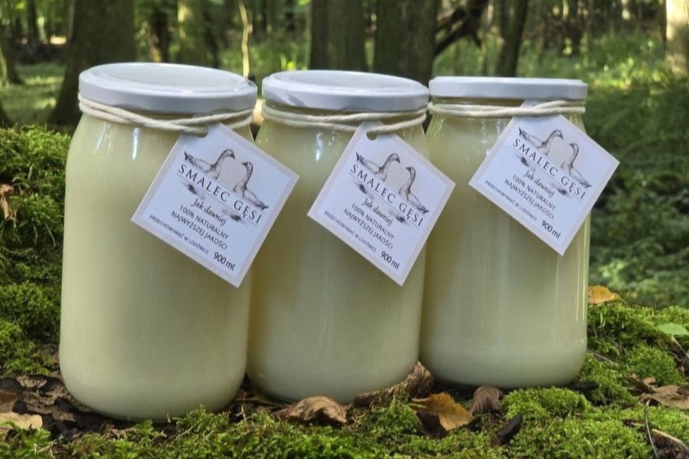 3x Gęsi Smalec-Wiejski 900ml