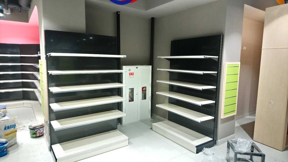 Стелажі торгові | Поличкові стелажі в магазин