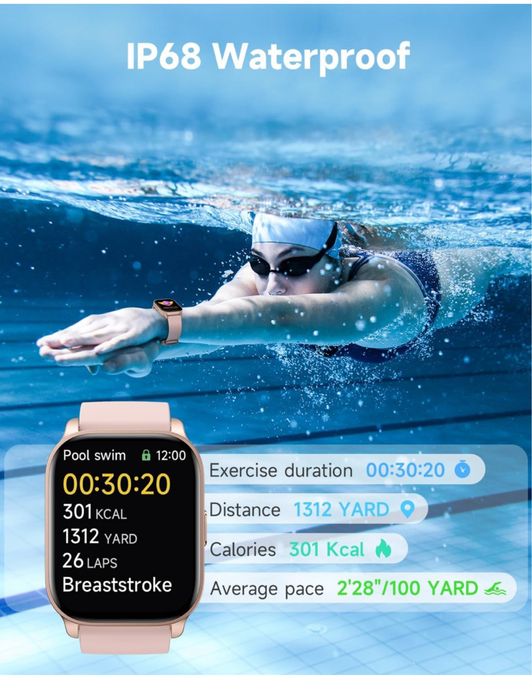 TOOBUR Inteligentny zegarek dla kobiet