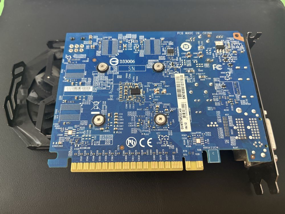 GIGABYTE nvidia GTX 750Ti 4gb