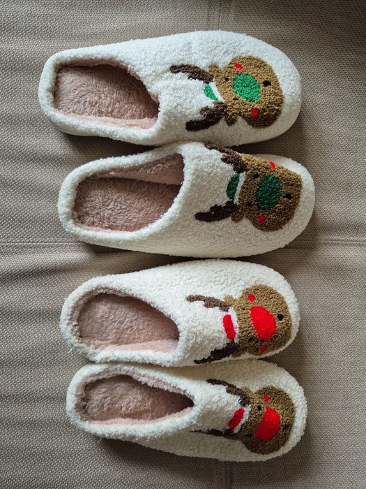 Новорічні капці з оленями