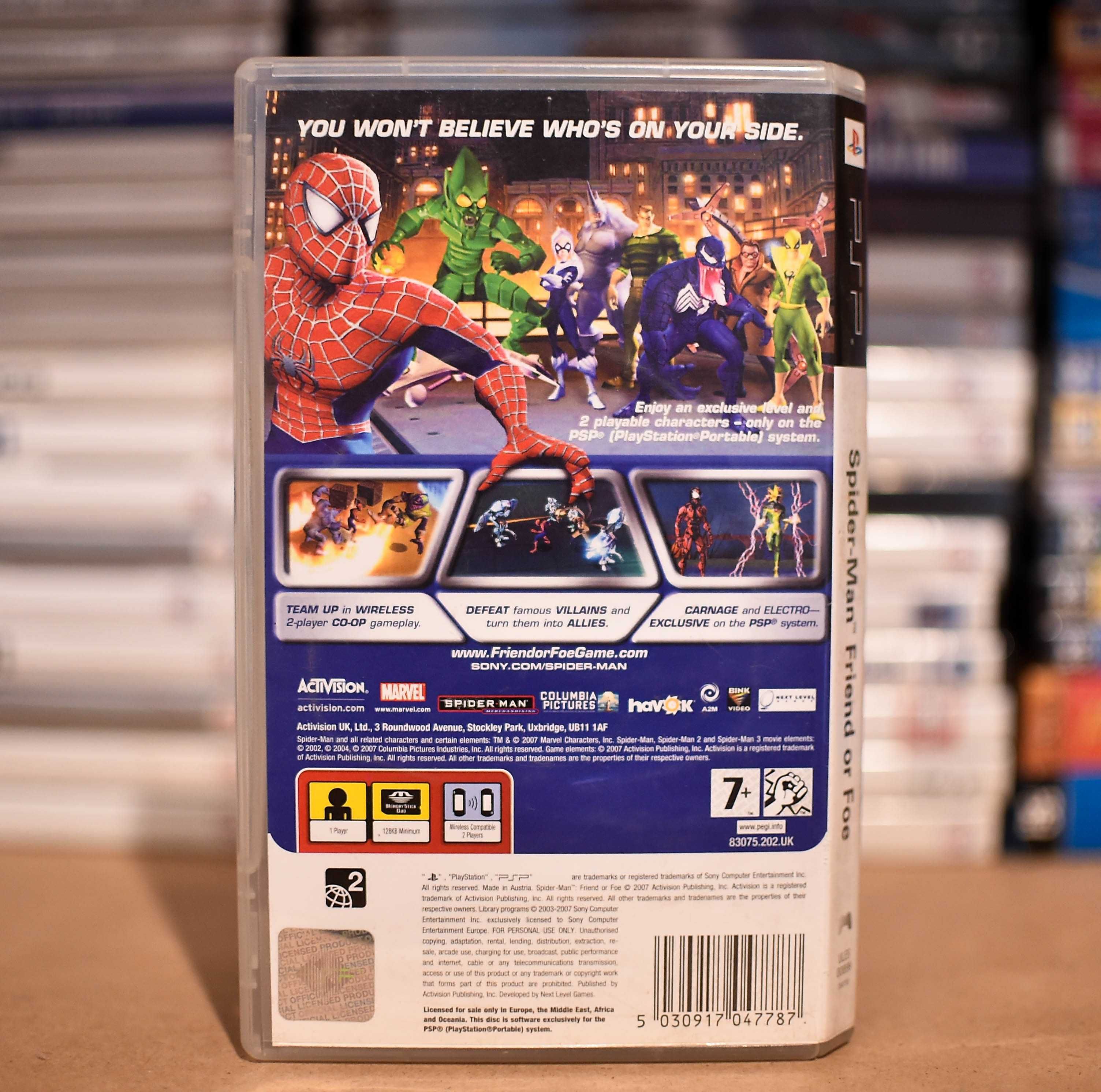PSP # Spider Man: Friend Or Foe