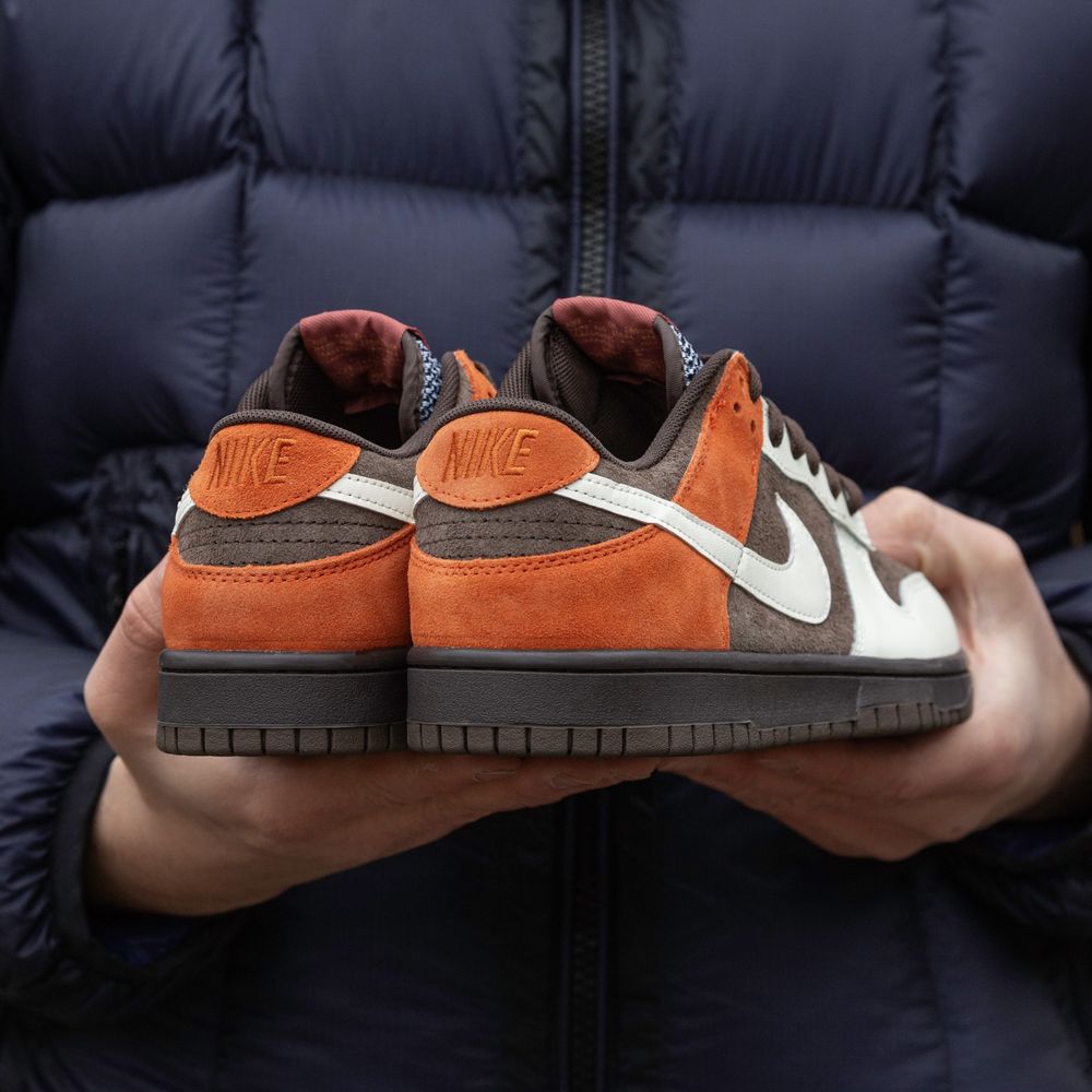 Кроссовки Nike SB Dunk Velvet Brown and Rugged Orange