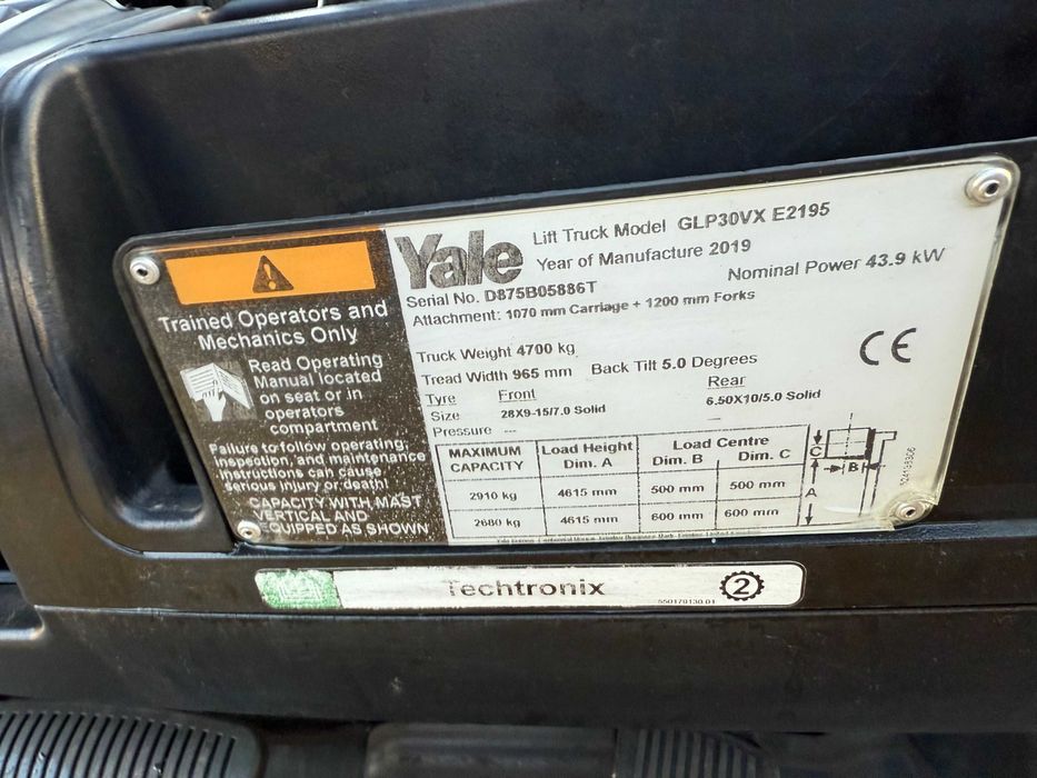 Навантажувач вилковий YALE GLP30VX Вагонник