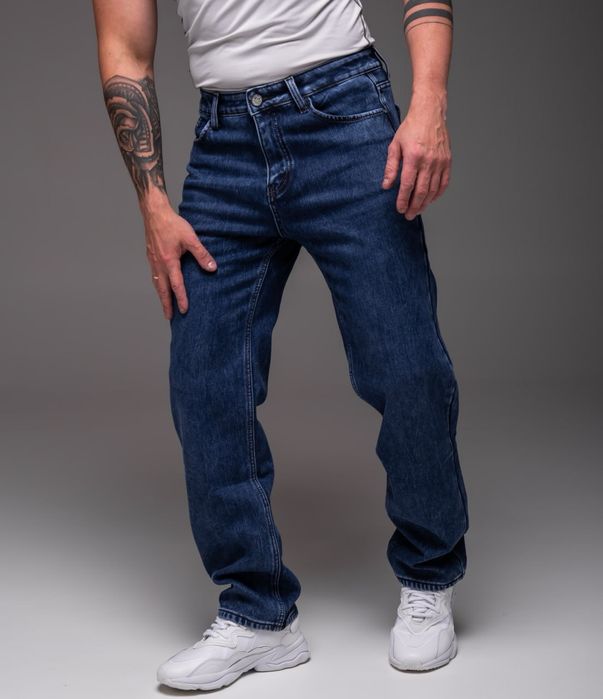 Чоловічі утеплені джинси на флісі, різні кольори