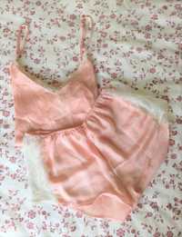 Pijama cetim rosa Women Secret