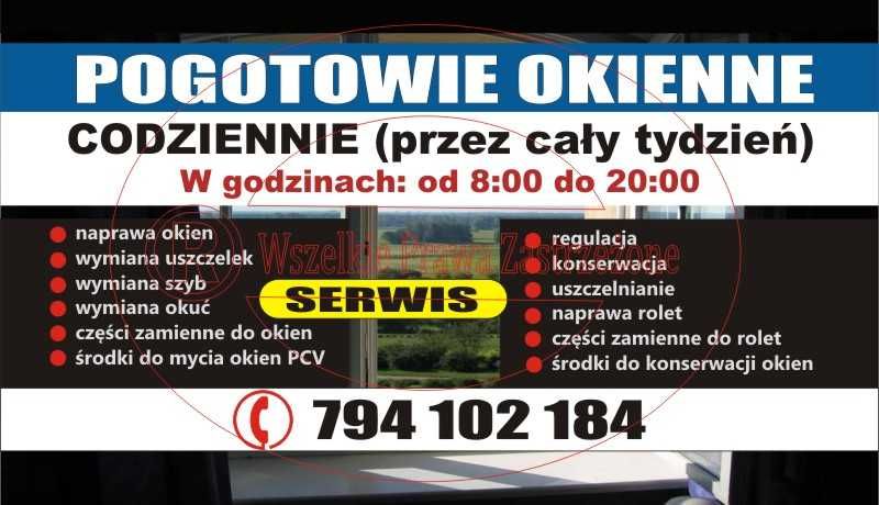 Serwis-Naprawa Okien Rolet Sprzedaż Montaż