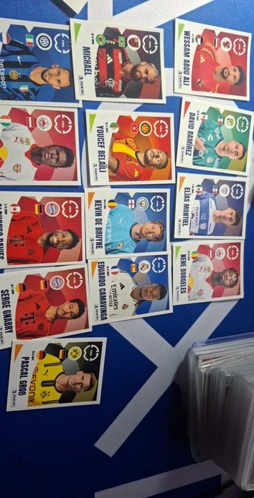 cromos de futebol variados