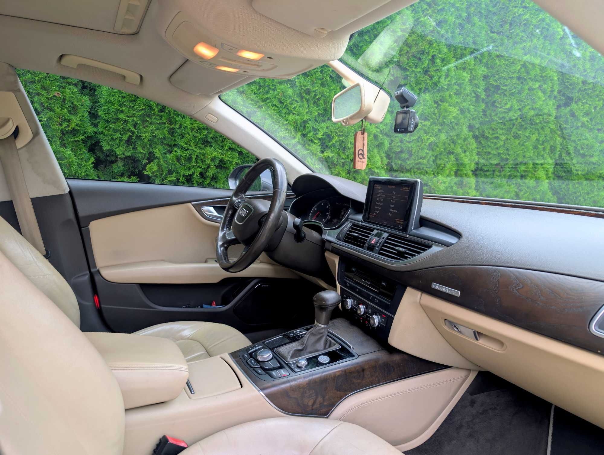 Audi A7 3.0 TDI 245KM Quattro (stały) S-Tronic Skóra beż Alu 19