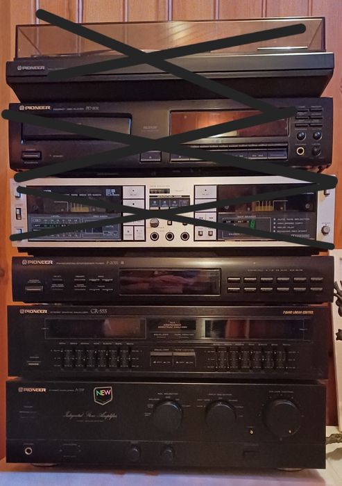 Pioneer - Aparelhagem Hi-Fi por componentes