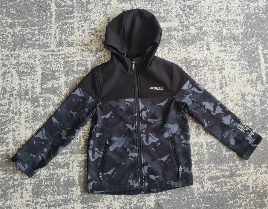 Kurtka Softsheel C&A 128 cm czarna