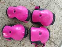 Protecções joelhos e cotovelos rosa