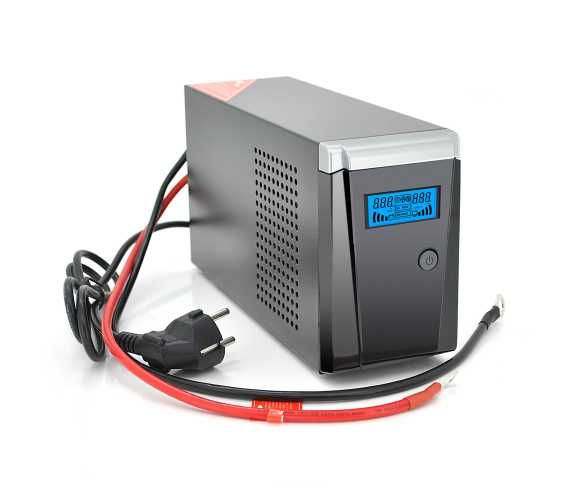 ДБЖ з правильною синусоїдою RITAR RTSW-500 LCD, 12В, під зовнішній АКБ
