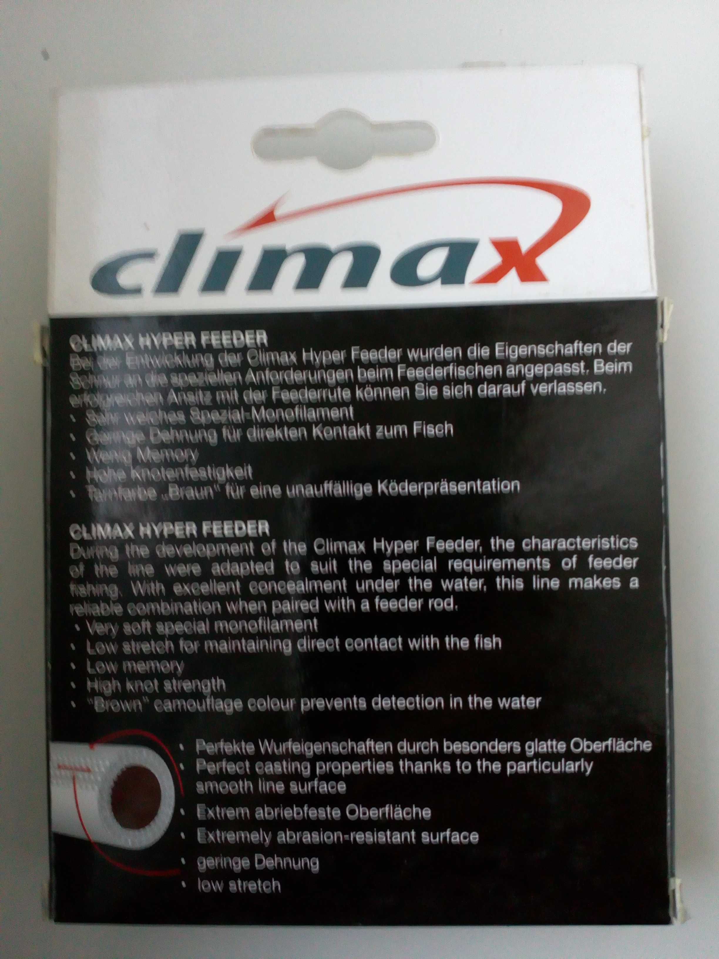 Żyłka zawodnicza Niemiecka. Climax Hyper Feeder 250m - 0.14mm