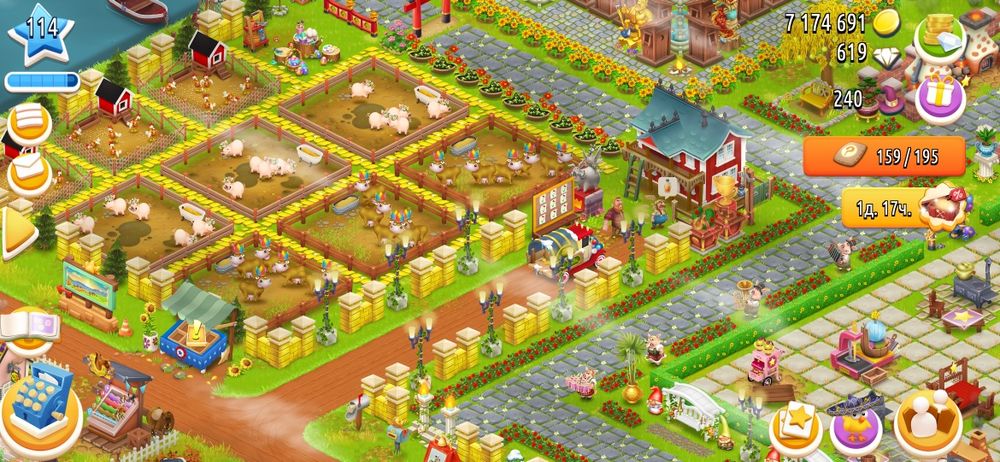 Продам аккаунт Hay day